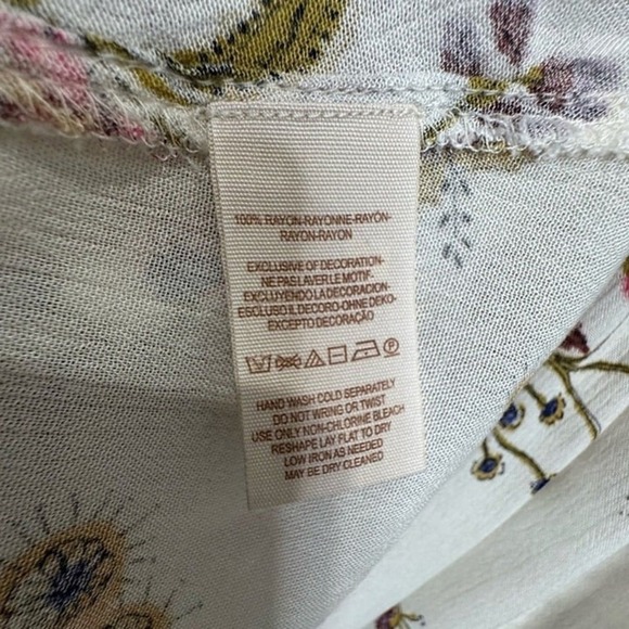 Free People Women Floral Tunic Size Small - Picture 8 of 8